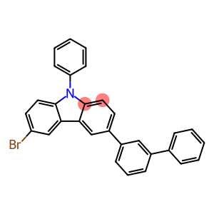 3-([1,1'-biphenyl]-3-yl)-6-broMo-9-phenyl-9H-carbazole