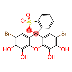 alpha-(5-bromo-2,3-dihydroxy-4-oxo-2,5-cyclohexadienylidene)-alpha-(5-bromo-2,3,4-trihydroxyphenyl)toluenesulphonic acid