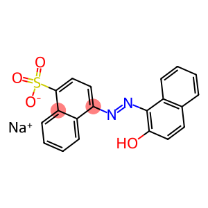 1-Naphthalenesulfonicacid,4-[(2-hydroxy-1-naphthalenyl)azo]-,monosodiumsalt