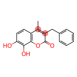 7,8-dihydroxy-4-methyl-3-(phenylmethyl)-2-chromenone