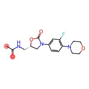 Acetamide, N-[[(5S)-3-[3-fluoro-4-(4-morpholinyl)phenyl]-2-oxo-5-oxazolidinyl]methyl]- (9CI)