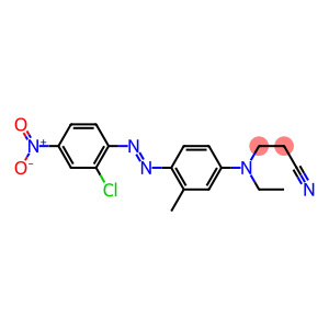 Propanenitrile, 3-4-(2-chloro-4-nitrophenyl)azo-3-methylphenylethylamino-