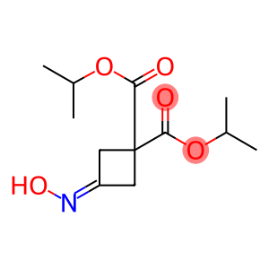 1,1-Cyclobutanedicarboxylic acid, 3-(hydroxyimino)-, 1,1-bis(1-methylethyl) ester