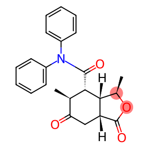 (3R,3aS,4R,5S,7aR)-3,5-dimethyl-1,6-dioxo-N,N-diphenyloctahydroisobenzofuran-4-carboxamide