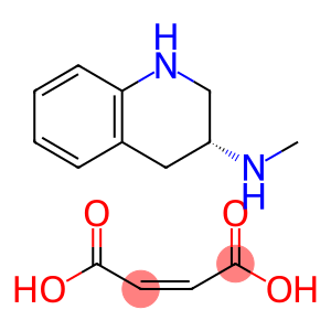 3-Quinolinamine, 1,2,3,4-tetrahydro-N-methyl-, (R)-, (Z)-2-butenedioate (1:1)