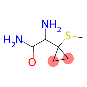 Cyclopropaneacetamide, α-amino-1-(methylthio)-