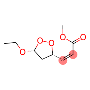 2-Propenoicacid,3-(5-ethoxy-1,2-dioxolan-3-yl)-,methylester,[3alpha(Z),5alpha]-(9CI)