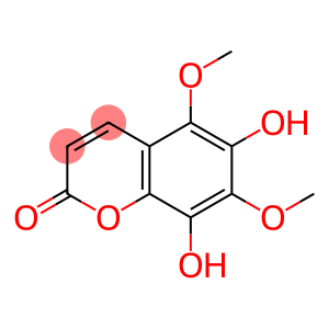 6,8-dihydroxy-5,7-dimethoxy-chromen-2-one