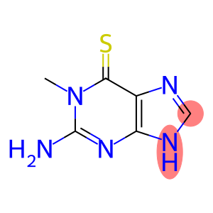 6H-Purine-6-thione, 2-amino-1,9-dihydro-1-methyl-
