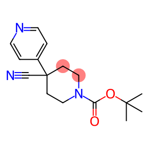 tert-butyl 4-cyano-4-(4-pyridyl)piperidine-1-carboxylate