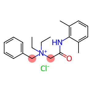 benzyl-[2-(2,6-dimethylanilino)-2-keto-ethyl]-diethyl-ammonium chloride