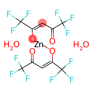 Zinc hexafluoro 2,4-pentanedionate dihydrate
