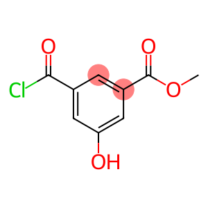 Benzoic acid, 3-(chlorocarbonyl)-5-hydroxy-, methyl ester (9CI)
