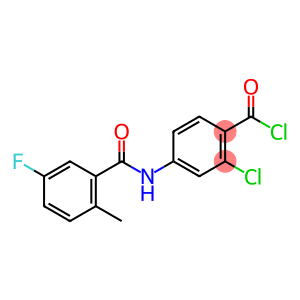4-[(5-fluoro-2-methylbenzoyl)amino]-2-chlorobenzoyl chloride