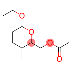 2H-Pyran-2-methanol, 6-ethoxytetrahydro-3-methyl-, acetate, [2S-(2α,3β,6α)]- (9CI)