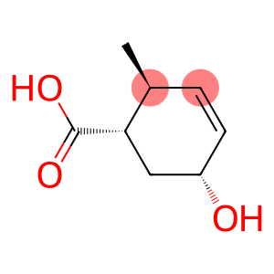 3-Cyclohexene-1-carboxylic acid, 5-hydroxy-2-methyl-, (1α,2β,5α)- (9CI)