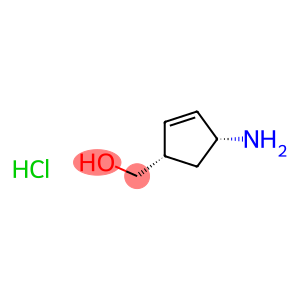 2-Cyclopentene-1-methanol, 4-amino-, hydrochloride, (1S,4R)-