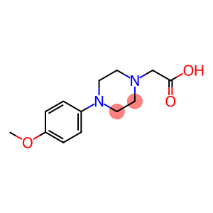 1-Piperazineacetic acid, 4-(4-methoxyphenyl)-
