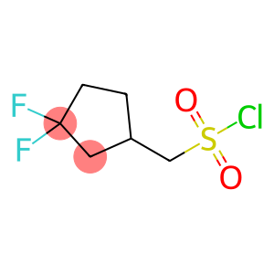 (3,3-difluorocyclopentyl)methanesulfonyl chloride
