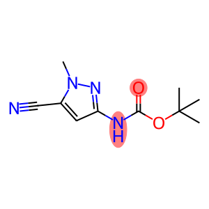 叔-丁基 (5-氰基-1-甲基-1H-吡唑-3-基)氨基甲酯