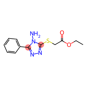 ethyl 2-[(4-amino-5-phenyl-4H-1,2,4-triazol-3-yl)sulfanyl]acetate