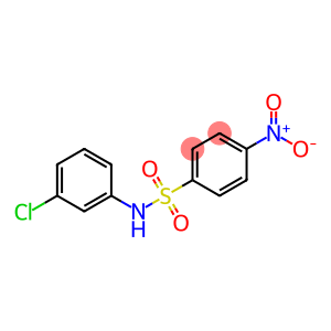 N-(3-氯苯基)-4-硝基-苯磺酰胺