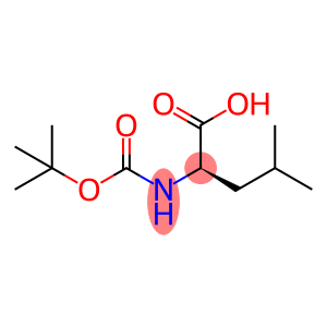 (叔丁氧基羰基)-D-亮氨酸