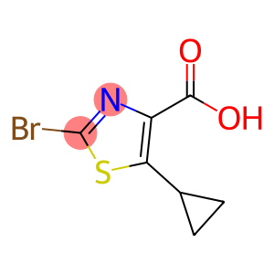 2-溴-5-环丙基噻唑-4-甲酸