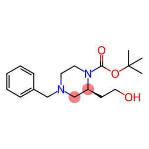 (S)-4-Benzyl-2-(2-hydroxyethyl)piperazine-1-carboxylic acid tert-butyl ester
