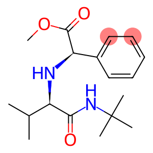 Benzeneacetic acid, alpha-[[1-[[(1,1-dimethylethyl)amino]carbonyl]-2-methylpropyl]amino]-, methyl ester, [R-(R*,R*)]- (9CI)