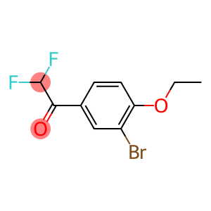 1-(3-bromo-4-ethoxyphenyl)-2,2-difluoroethanone