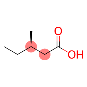 Pentanoic acid, 3-methyl-, (3R)-
