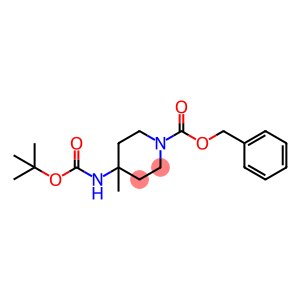 4-((叔丁氧基羰基)氨基)-4-甲基哌啶-1-羧酸苄酯