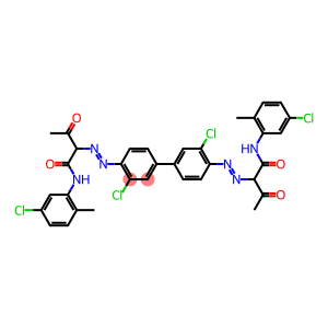 4,4'-Bis[[1-(2-methyl-5-chlorophenylamino)-1,3-dioxobutan-2-yl]azo]-3,3'-dichloro-1,1'-biphenyl