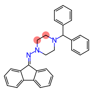 N-(4-benzhydrylpiperazin-1-yl)-9H-fluoren-9-imine