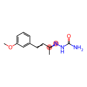4-(m-Methoxyphenyl)-3-buten-2-one semicarbazone