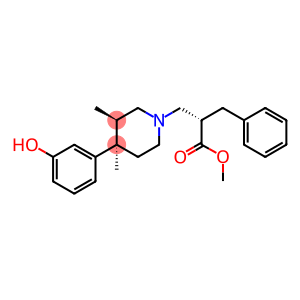 1-Piperidinepropanoic acid, 4-(3-hydroxyphenyl)-3,4-dimethyl-α-(phenylmethyl)-, methyl ester, (αS,3R,4R)-