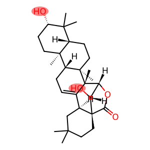 3β,15β,16α-Trihydroxyolean-12-en-28-oic acid γ-lactone