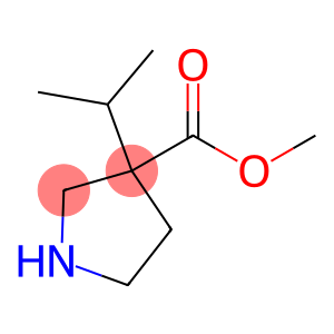 methyl 3-(propan-2-yl)pyrrolidine-3-carboxylate hydrochloride