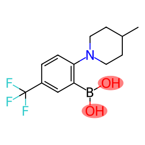 2-(4-甲基哌啶-1-基)-5-(三氟甲基)苯基硼酸