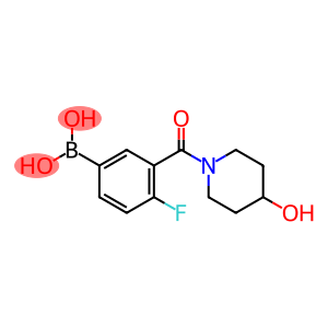 4-氟-3-(4-羟基哌啶-1-羰基)-苯基硼酸