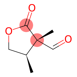 3-Furancarboxaldehyde, tetrahydro-3,4-dimethyl-2-oxo-, trans- (9CI)