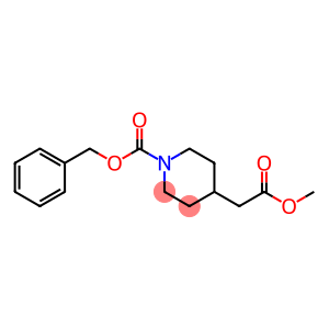 1-[(Phenylmethoxy)carbonyl]-4-piperidineacetic acid methyl ester
