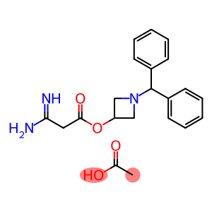 3-Amino-3-iminopropanoic acid 1-(diphenylmethyl)-3-azetidinyl ester acetate   3-Amino-3-iminopropanoic acid 1-(diphenylmethyl)-3-azetidinyl ester acetate