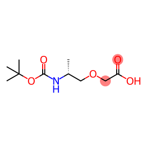 Acetic acid, 2-[(2R)-2-[[(1,1-dimethylethoxy)carbonyl]amino]propoxy]-