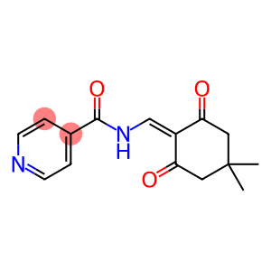 N-[(4,4-Dimethyl-2,6-dioxocyclohexylidene)methyl]isonicotinamide
