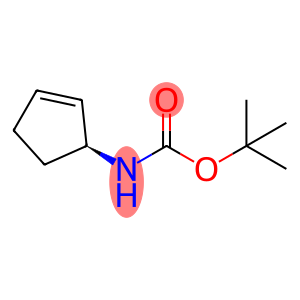 Carbamic acid, 2-cyclopenten-1-yl-, 1,1-dimethylethyl ester, (S)- (9CI)