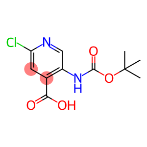 5-Amino-2-chloroisonicotinic acid, 5-BOC protected