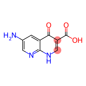 1,8-Naphthyridine-3-carboxylicacid,6-amino-1,4-dihydro-4-oxo-(9CI)
