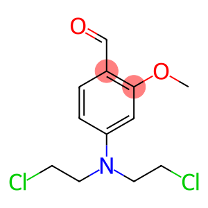 p-[Bis(-chloroethyl)amino]-o-methoxy benzaldehyde